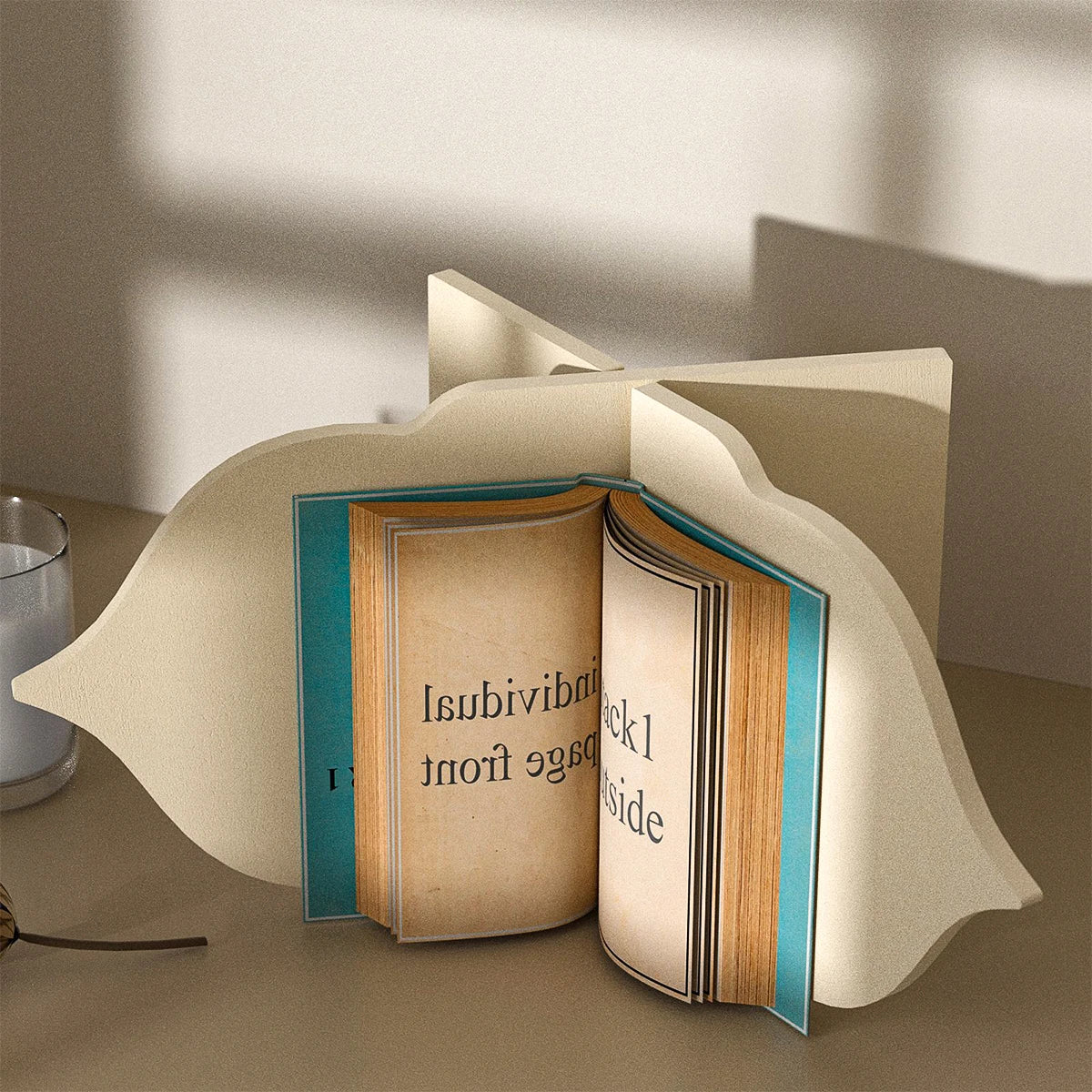 Vintage Folding Book Stand Silicone Mold