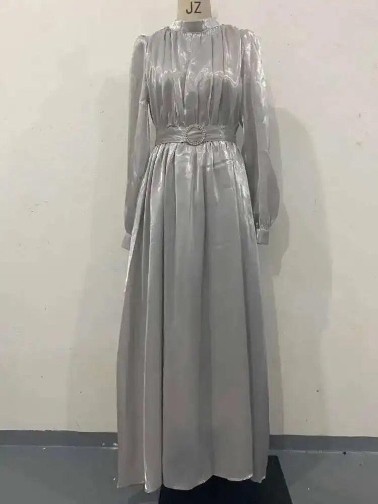Robe Organza Élégante – Taille Cintrée & Style Vintage