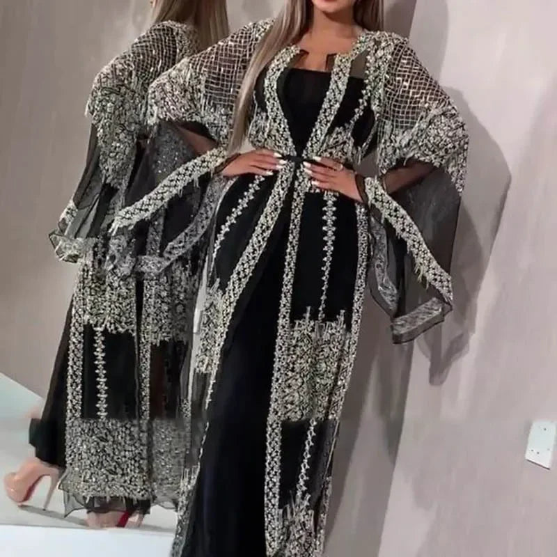 Luxury Two-Piece Evening Robe