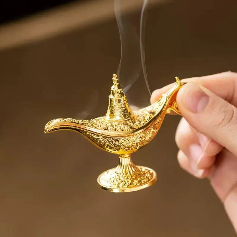 Golden Divine Iron Incense Burner Stand