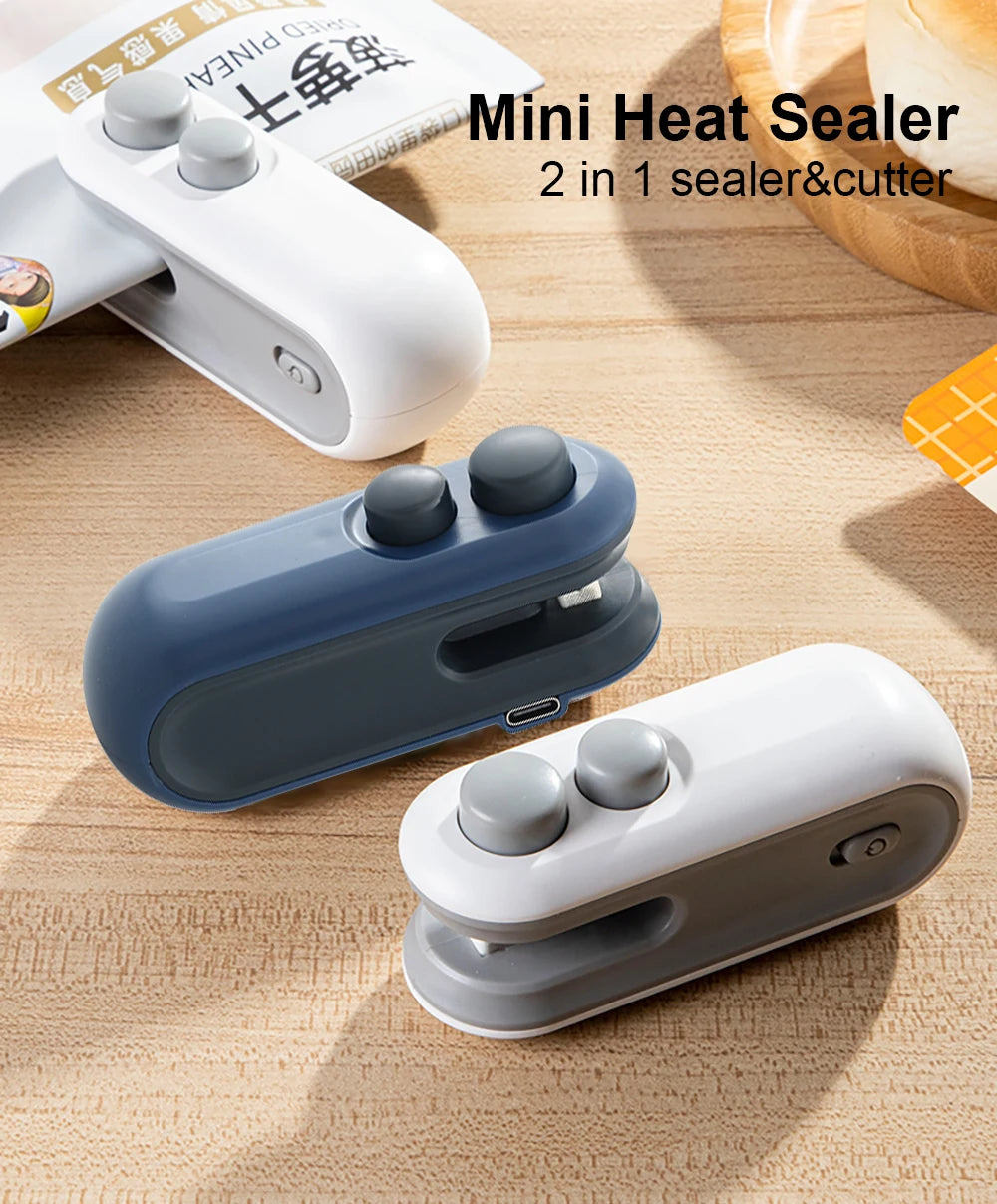 2-in-1 Mini Heat Sealer