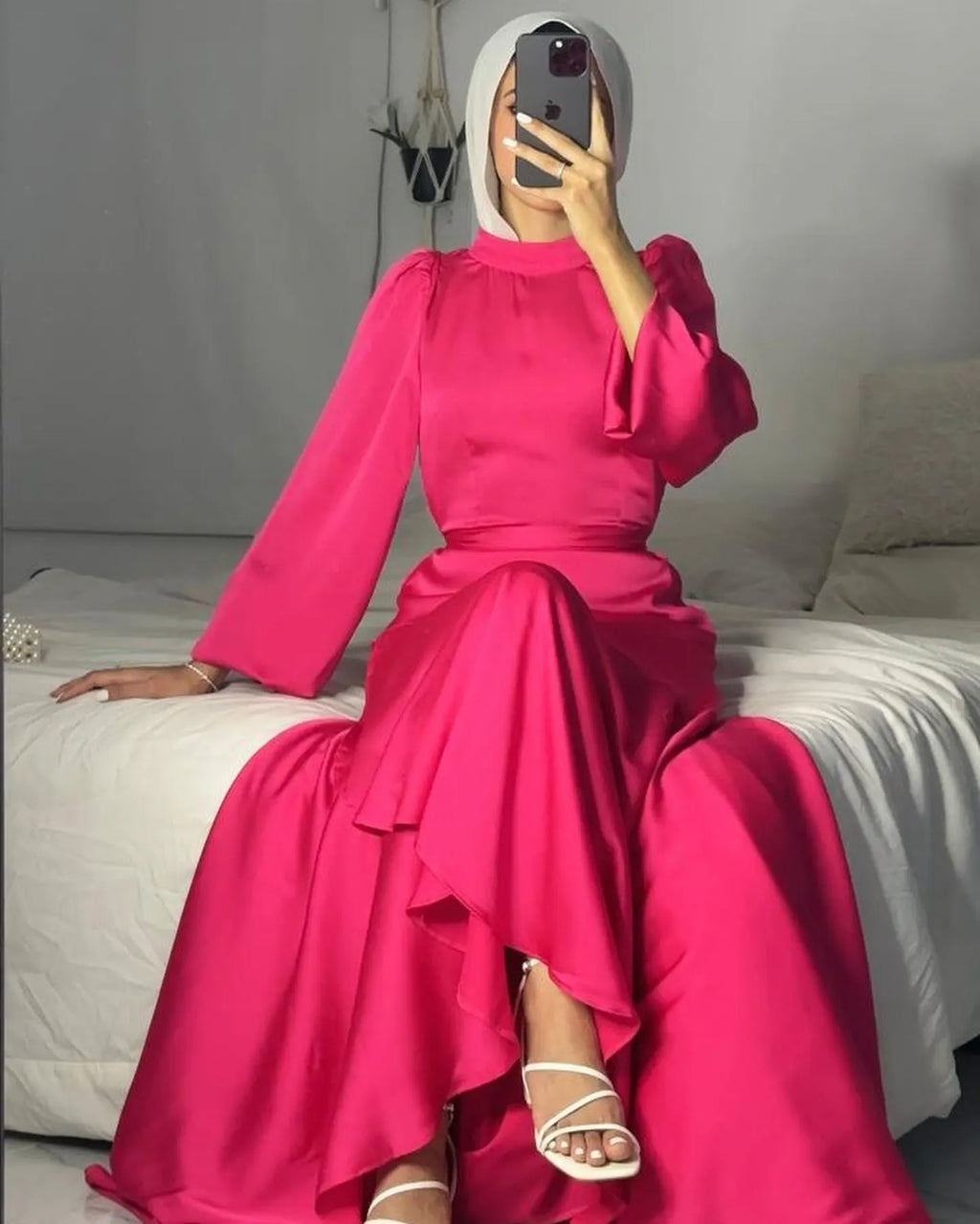 Elegant Eid Maxi Abaya Dress