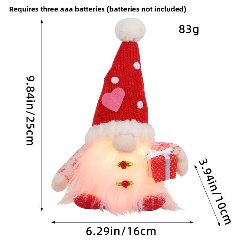 Glowing Plush Gnome – Valentine’s Day Surprise Gift