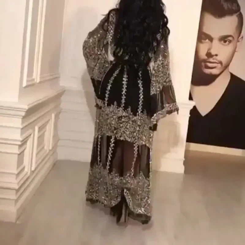 Luxury Two-Piece Evening Robe