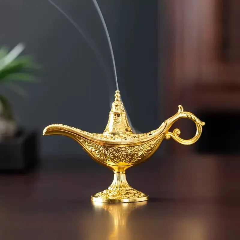 Golden Divine Iron Incense Burner Stand