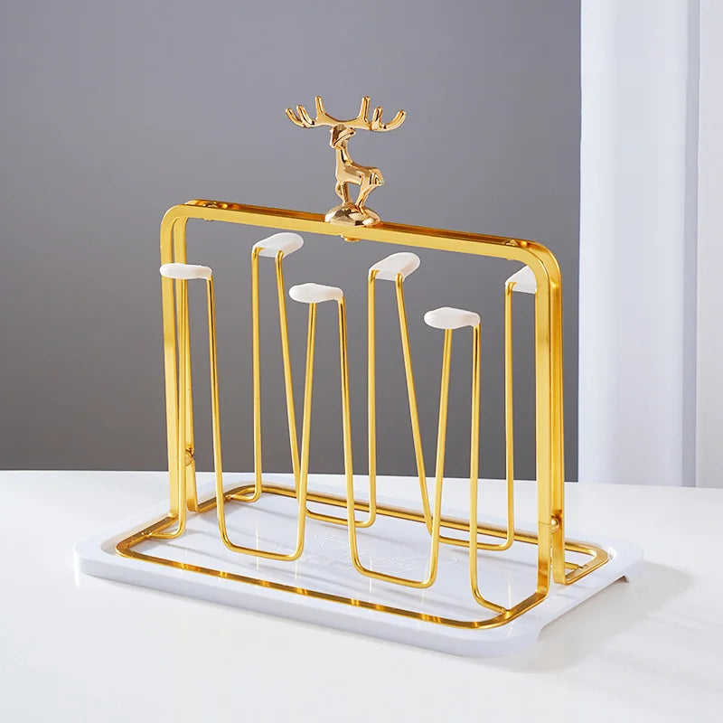 Porte-Tasses Cerf Nordique – Design Élégant & Pratique