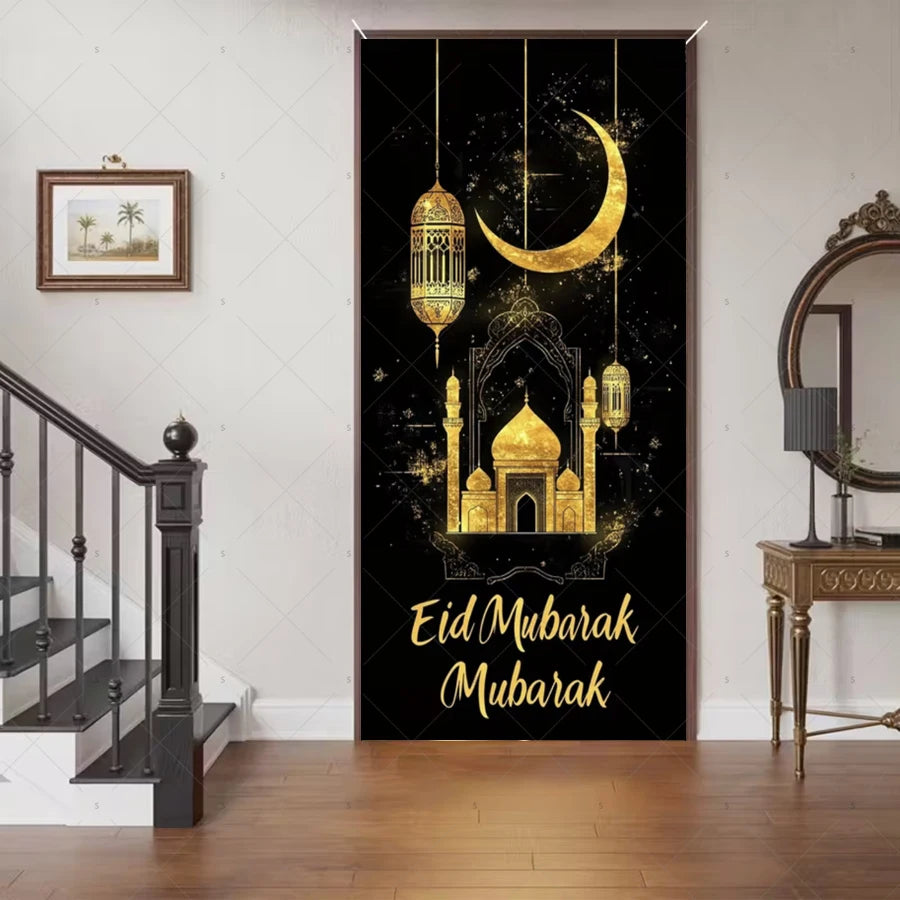 Ramadan Eid Door Cover Backdrop