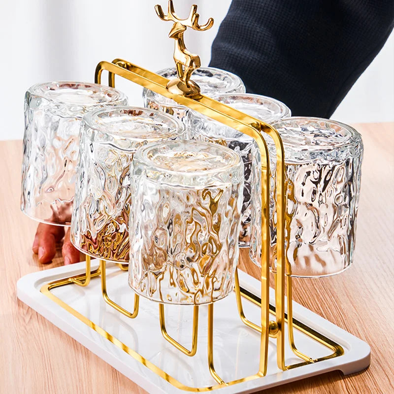 Porte-Tasses Cerf Nordique – Design Élégant & Pratique