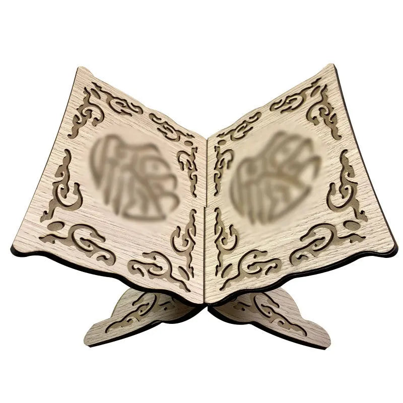 Islamic Wooden Quran & Book Stand