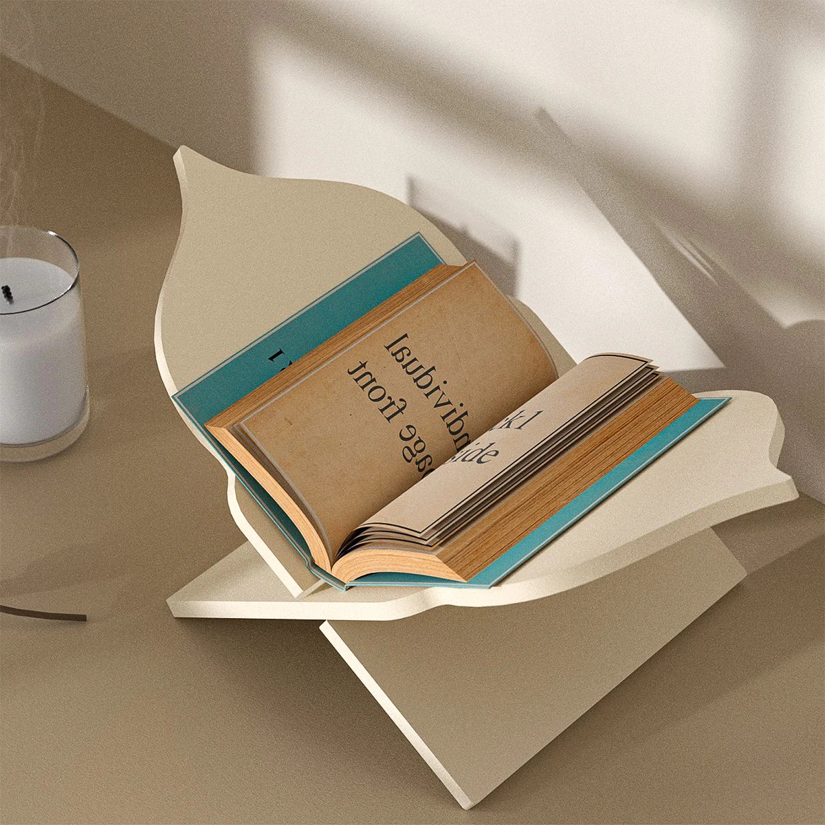 Vintage Folding Book Stand Silicone Mold