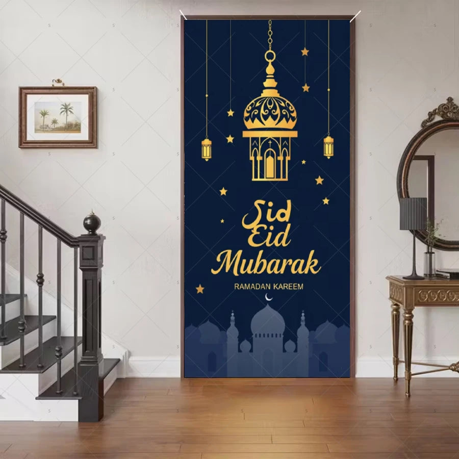 Ramadan Eid Door Cover Backdrop
