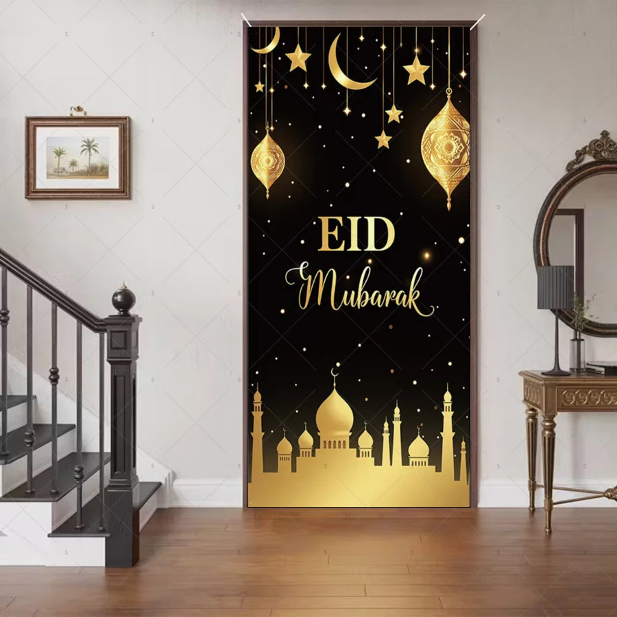 Ramadan Eid Door Cover Backdrop
