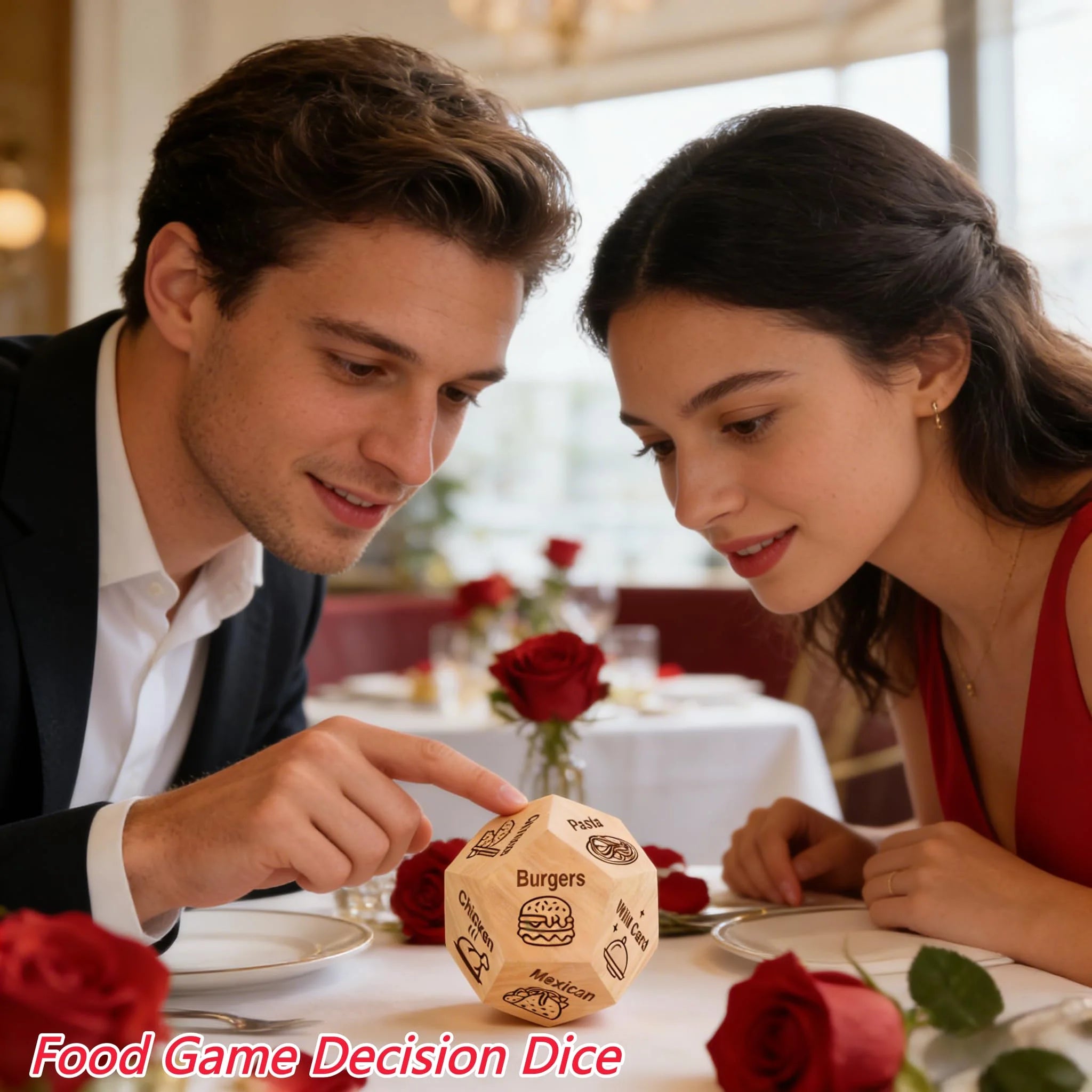 Funny Food Choice Dice for Couples – Romantic Gift