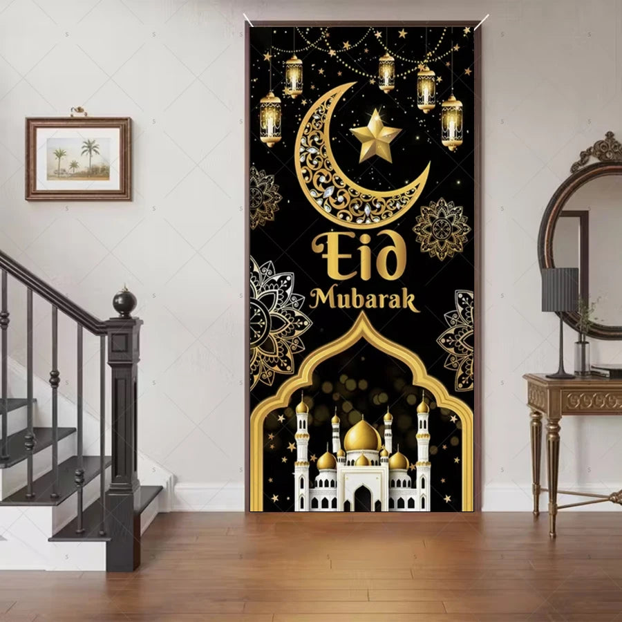 Ramadan Eid Door Cover Backdrop