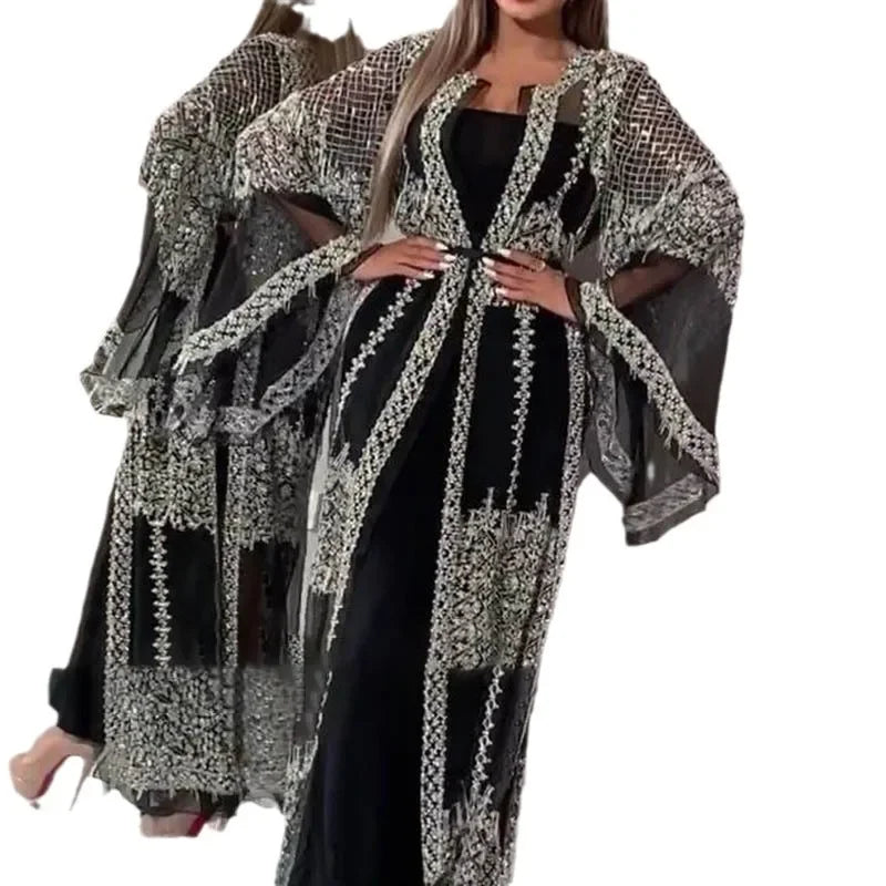 Luxury Two-Piece Evening Robe