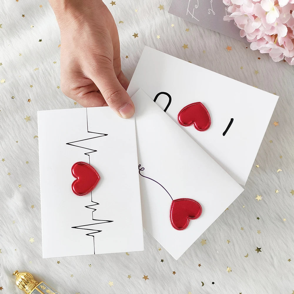 Valentine & Anniversary Handmade Cards – Love Postcards for Couples