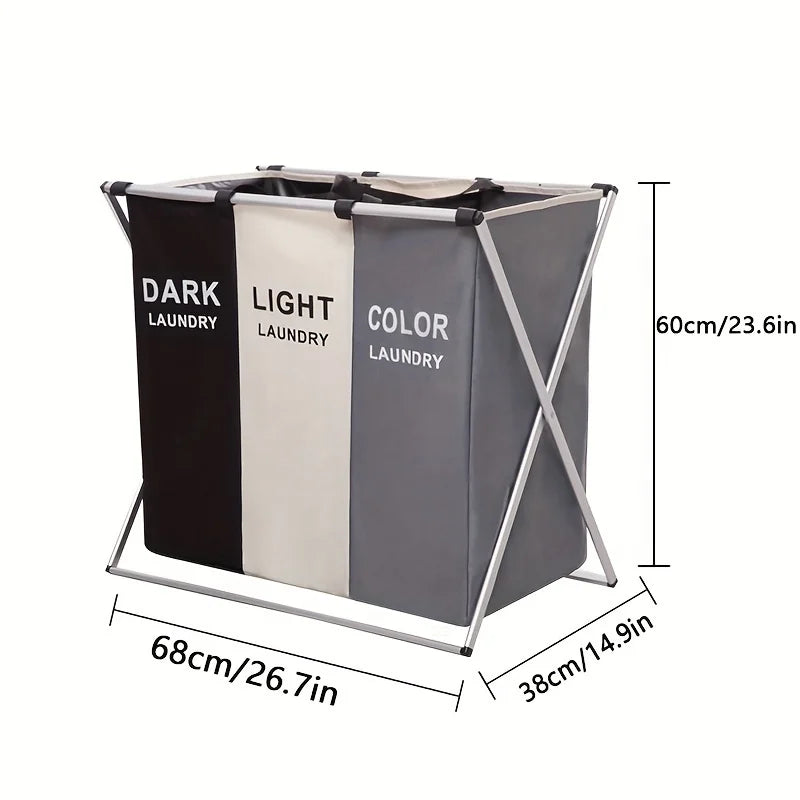 Panier à Linge Pliant Grande Capacité – Rangement Multifonction