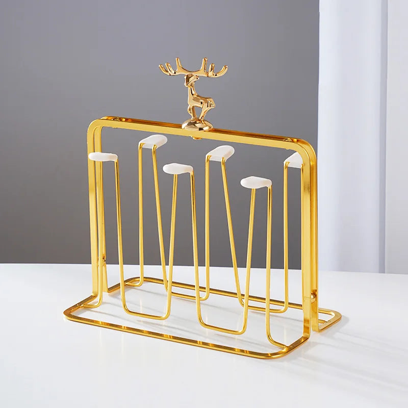 Porte-Tasses Cerf Nordique – Design Élégant & Pratique