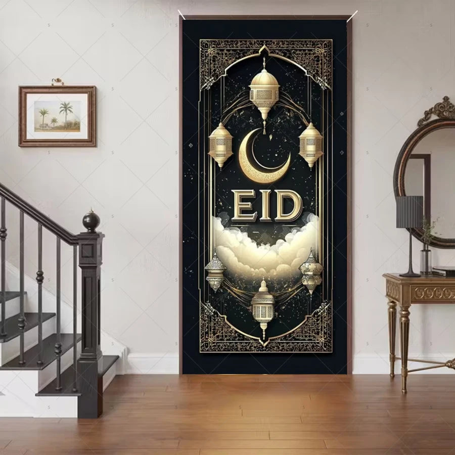Ramadan Eid Door Cover Backdrop