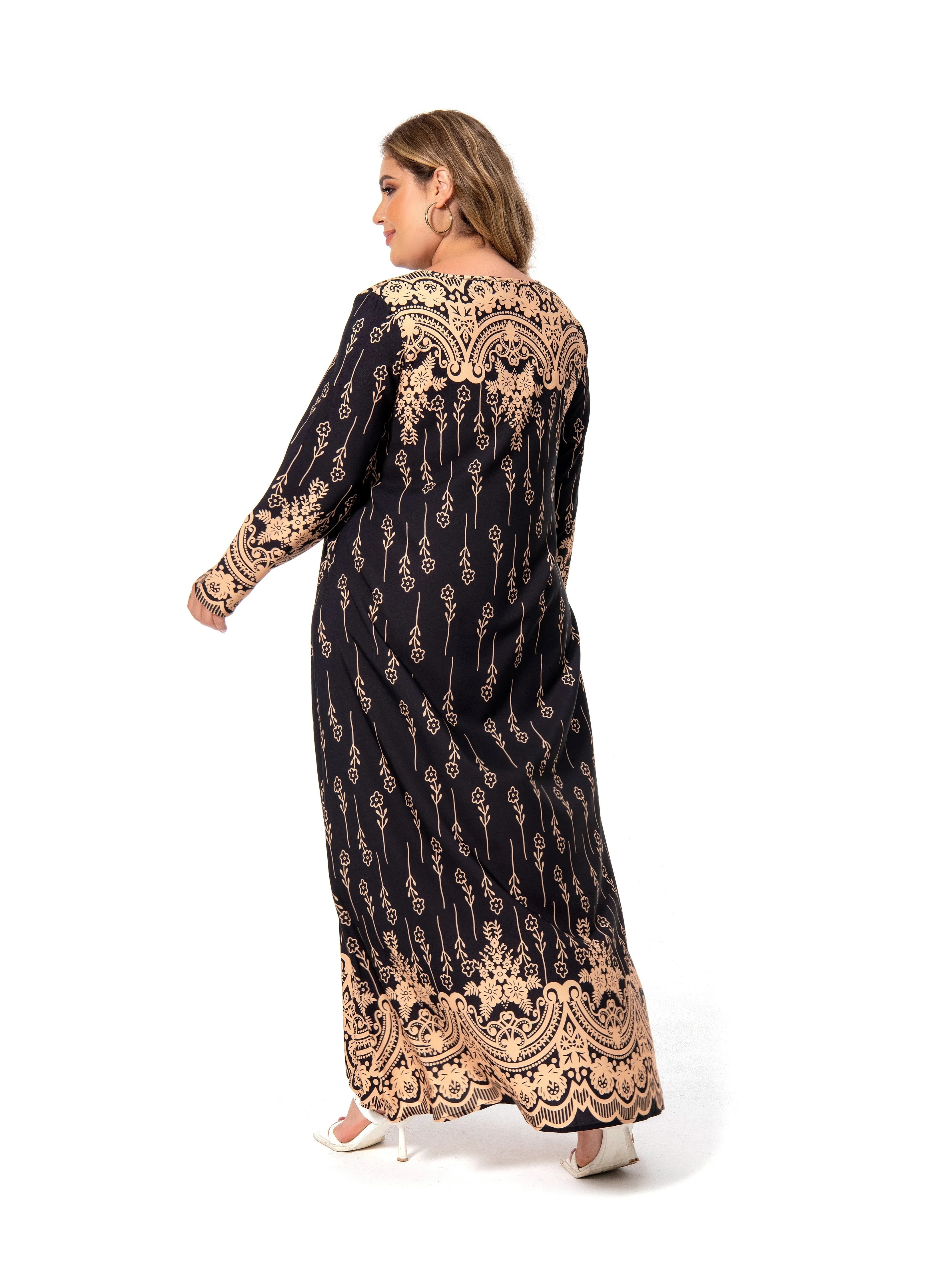 Robe Longue Printemps/Été Grande Taille