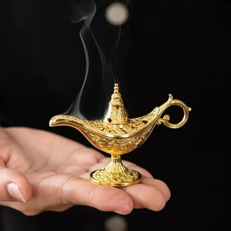 Golden Divine Iron Incense Burner Stand