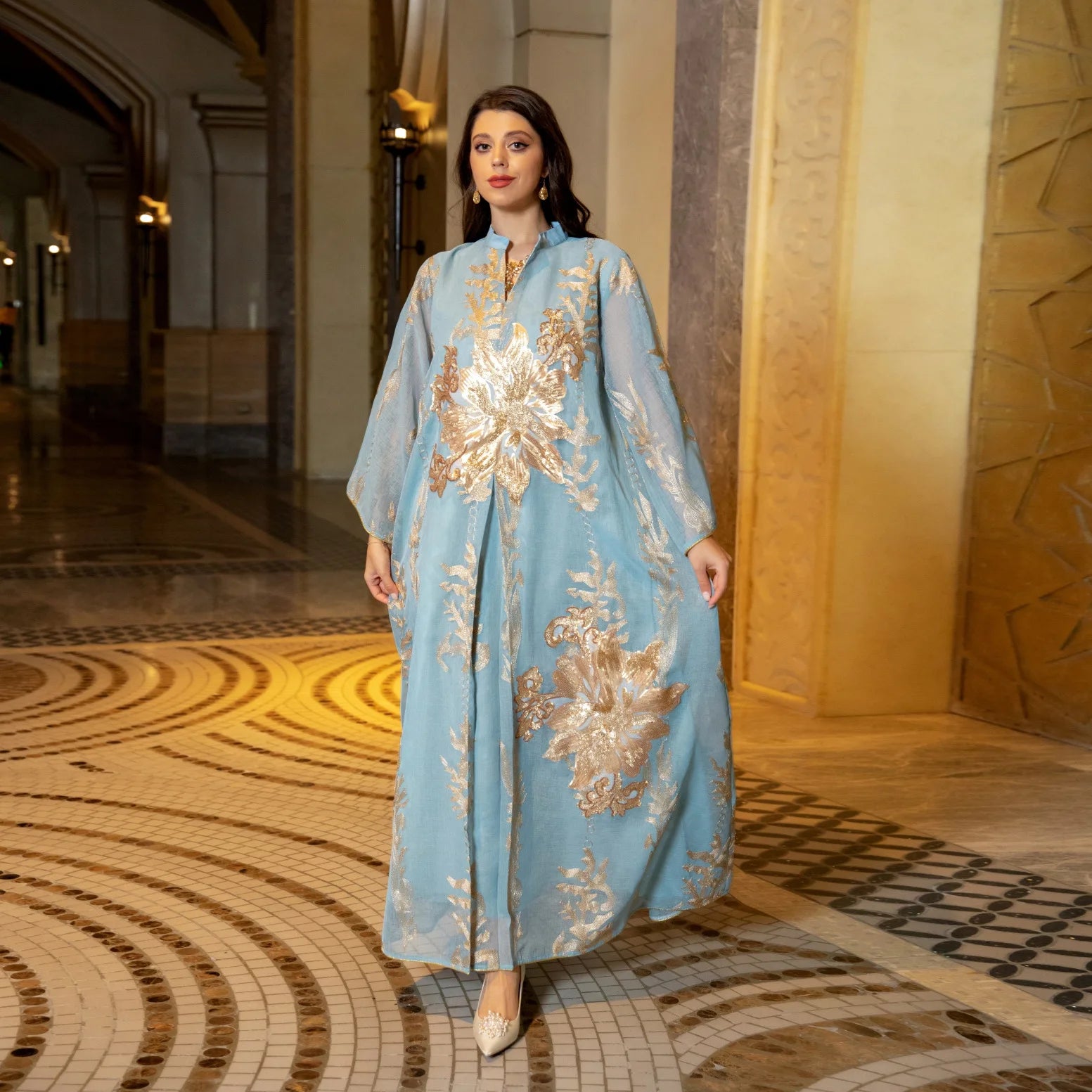 Women Long Kaftan Arabic