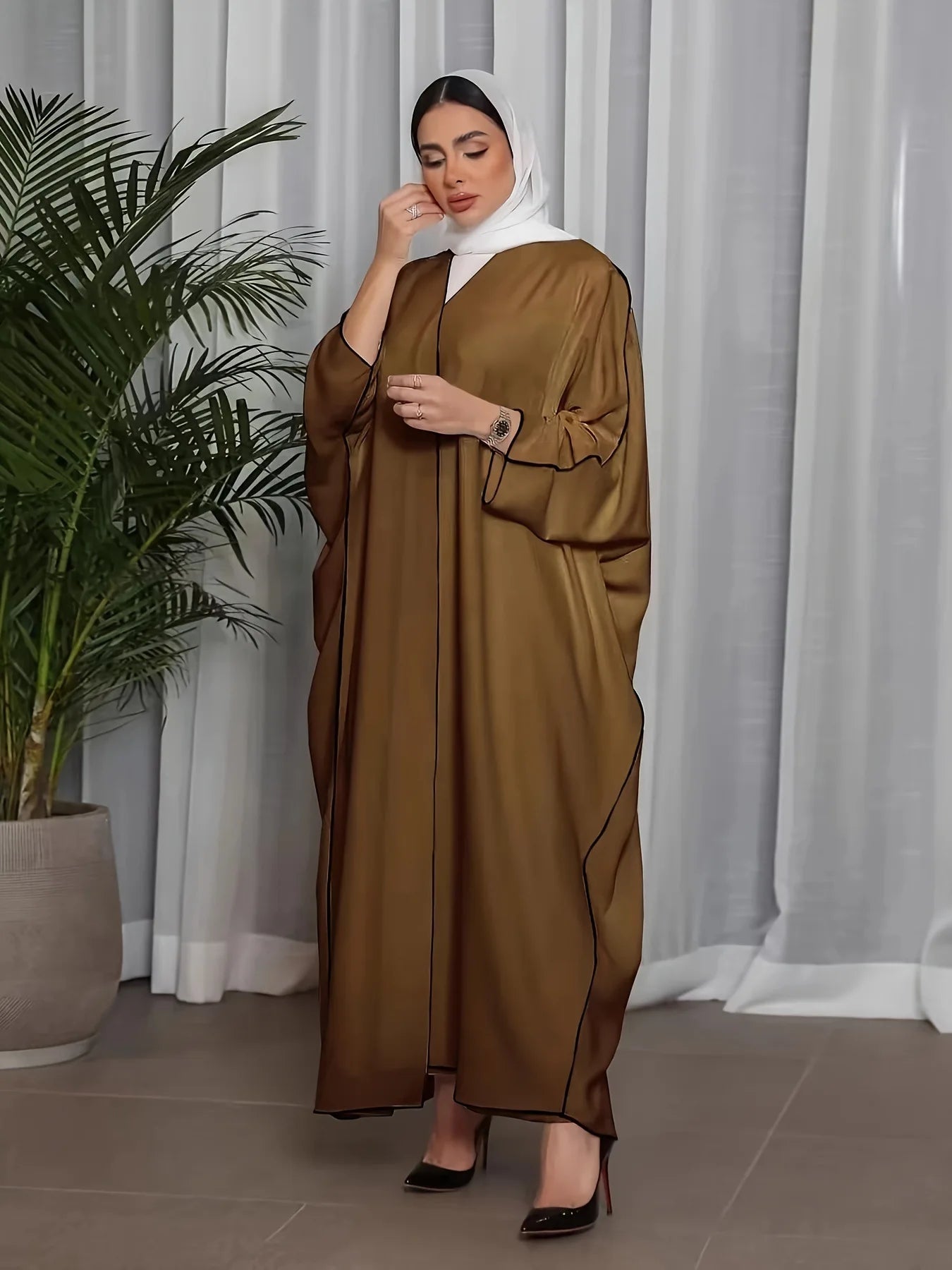 Elegant Dubai Style Loose Maxi Dress