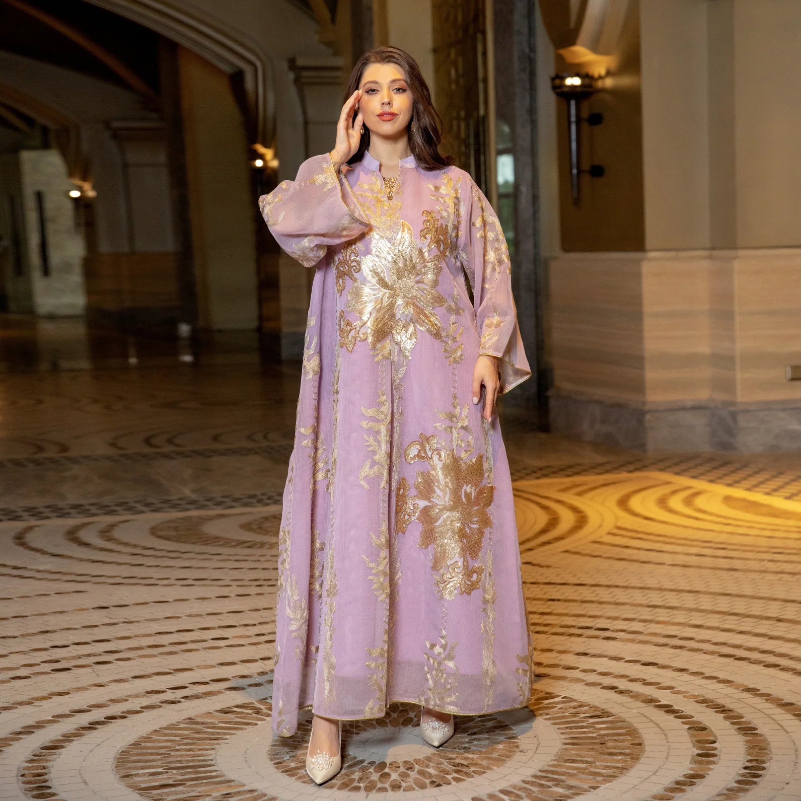 Women Long Kaftan Arabic