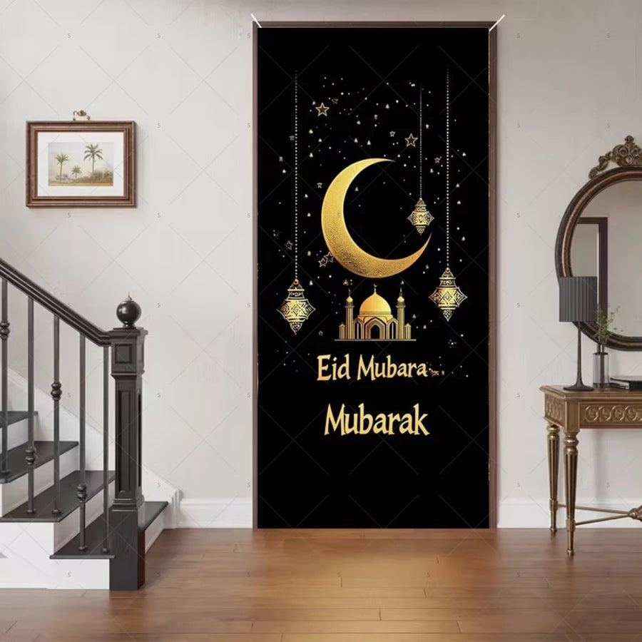 Ramadan Eid Door Cover Backdrop