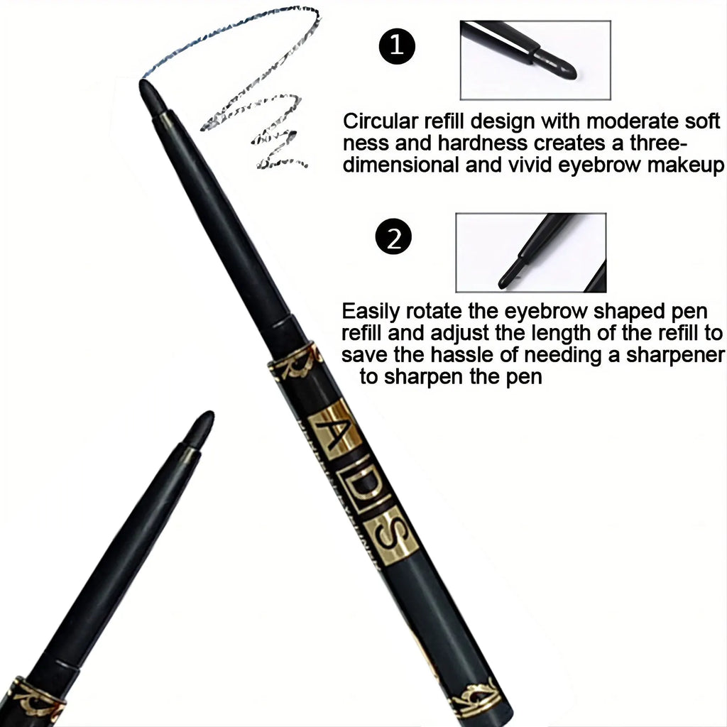 Ultra Black Waterproof Eyeliner – Tenue 24H Sans Bavure (Lot 3 ou 9)