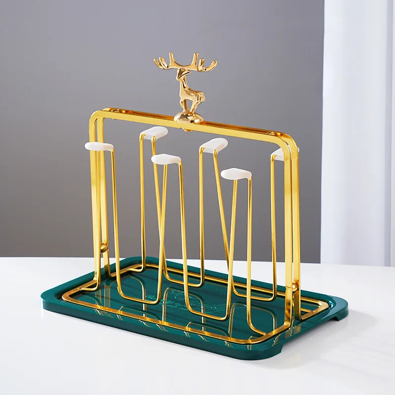Porte-Tasses Cerf Nordique – Design Élégant & Pratique