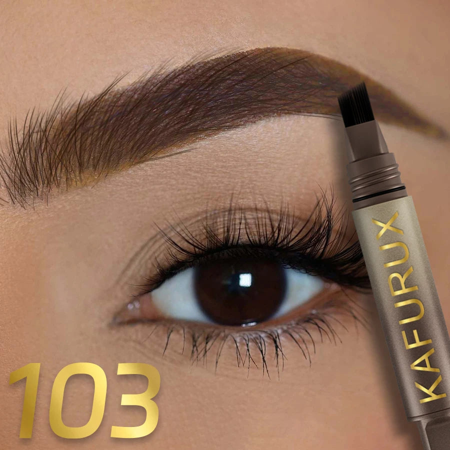 3D Microblade Brow Pen – Waterproof Natural Hair Stroke Eyebrow