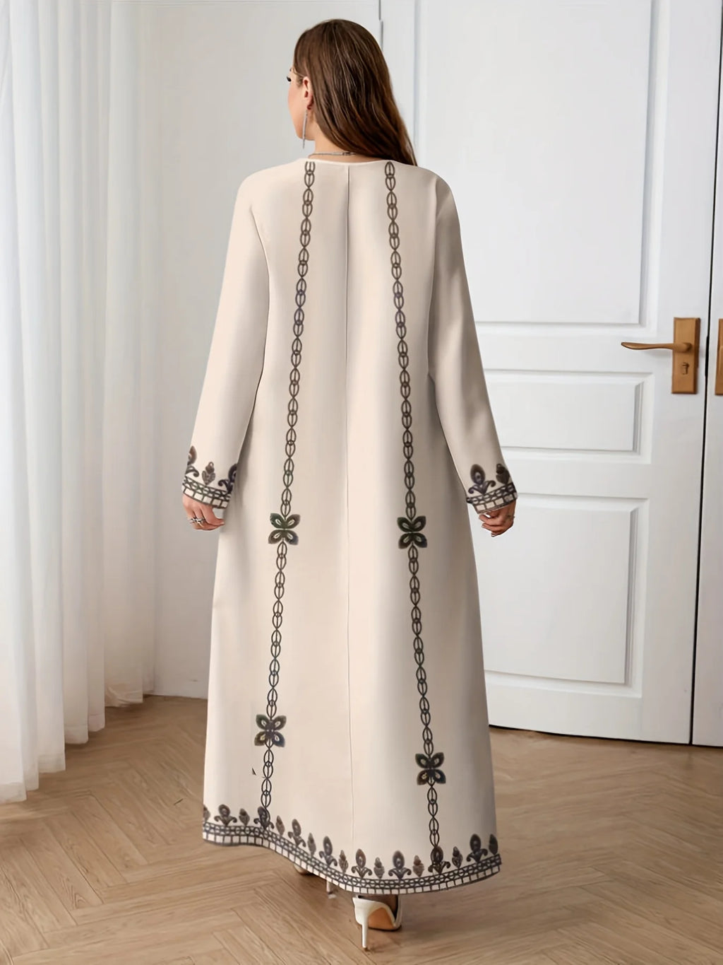 Robe Longue Saharienne Chic – Élégance & Confort