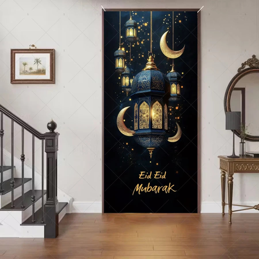 Ramadan Eid Door Cover Backdrop