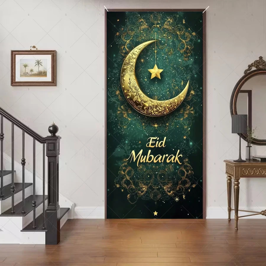 Ramadan Eid Door Cover Backdrop