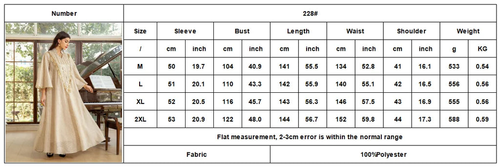 Abaya Impériale Émeraude Dorée