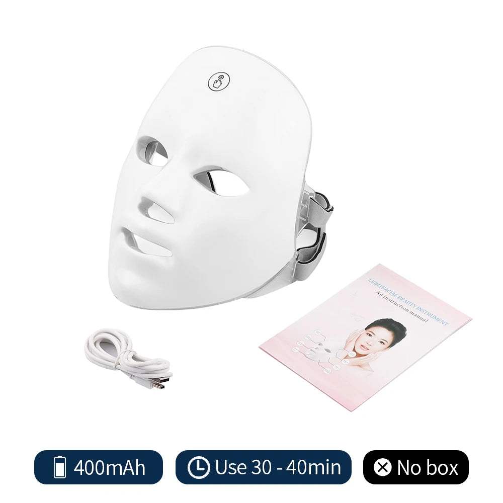 7-Color LED Facial Beauty Mask
