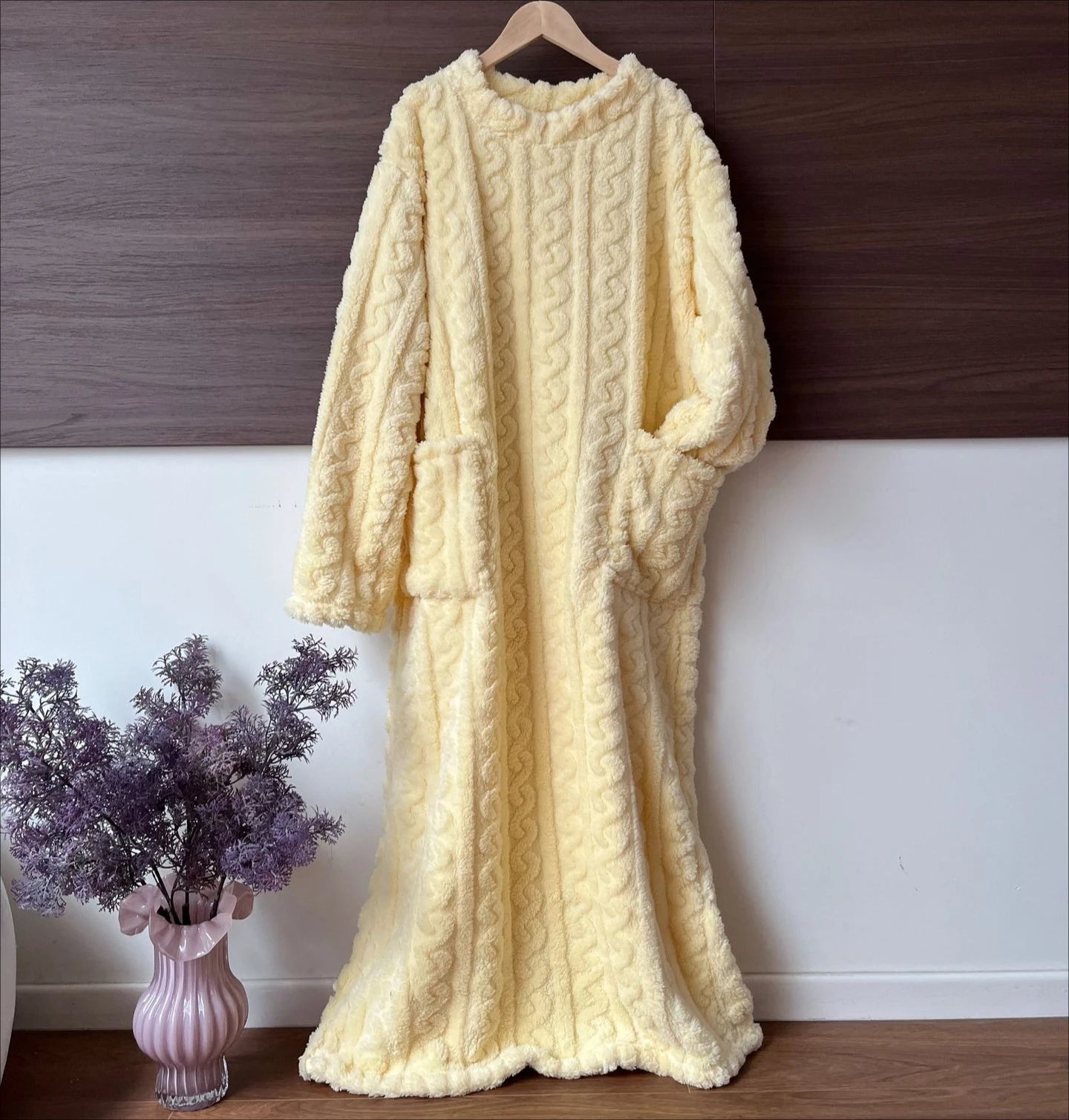 Douce Nuit – Robe de Nuit Polaire Chaude