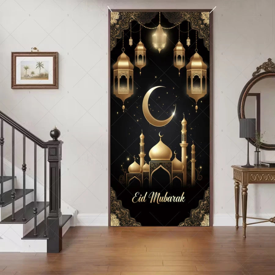 Ramadan Eid Door Cover Backdrop