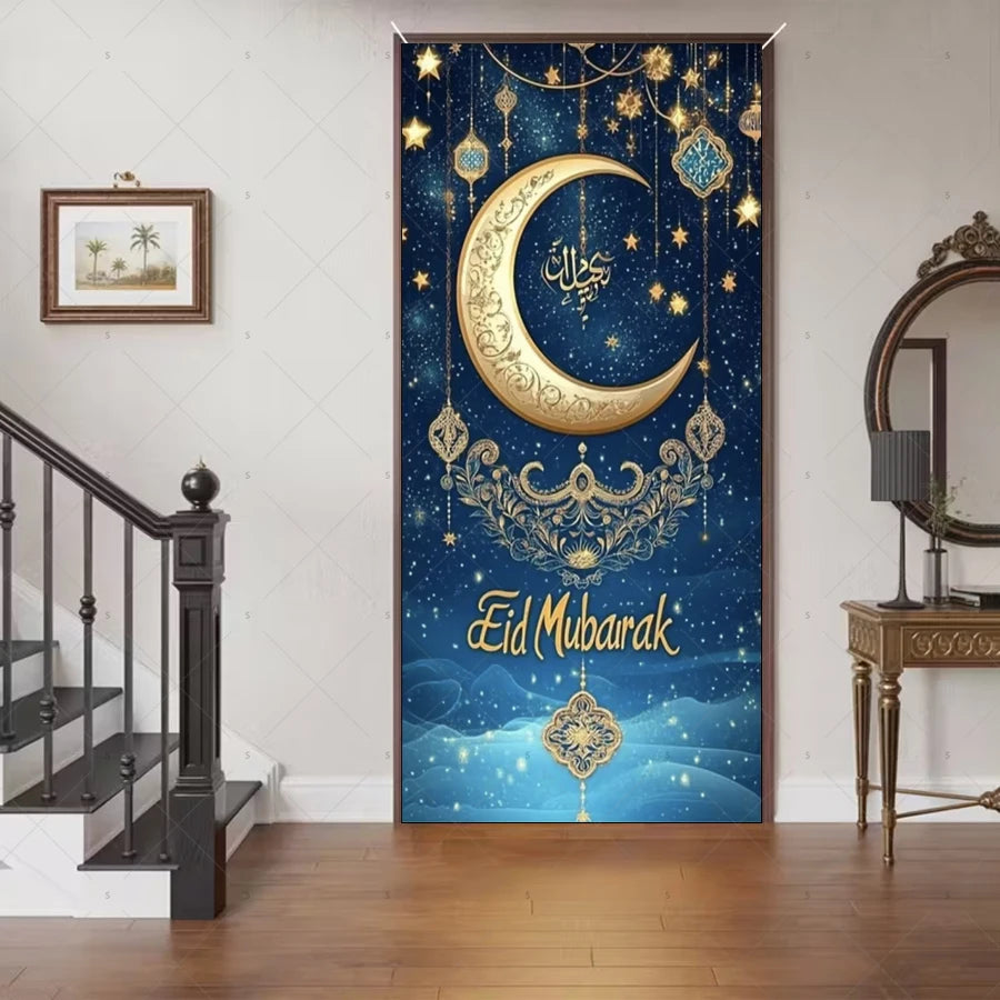 Ramadan Eid Door Cover Backdrop