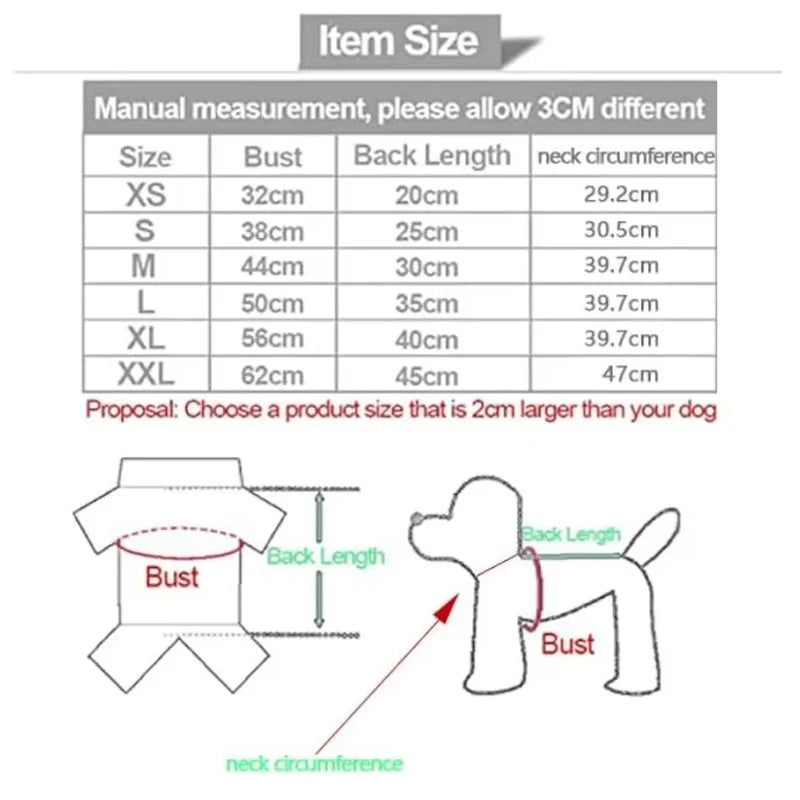 Hoodie d’Hiver pour Chien