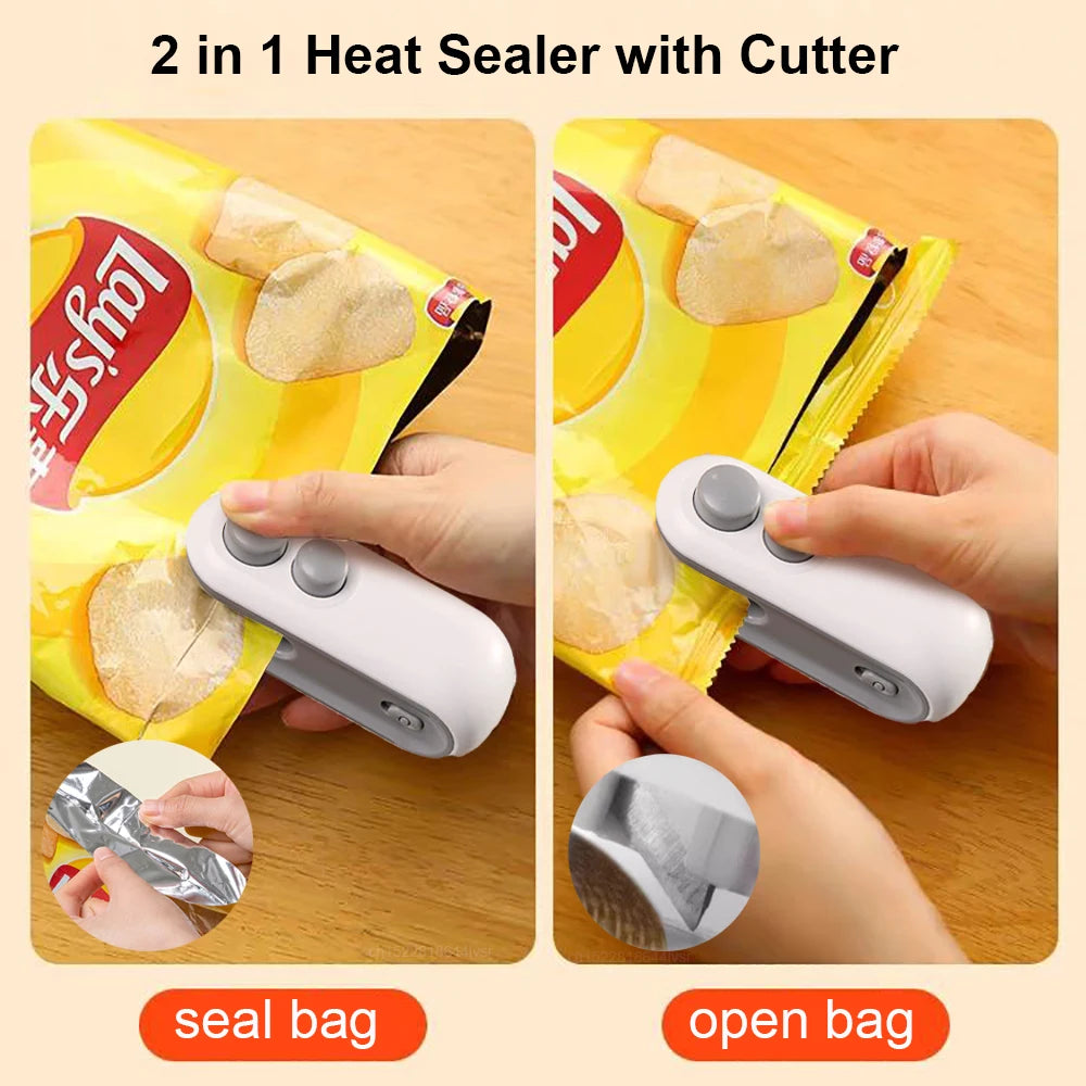 2-in-1 Mini Heat Sealer