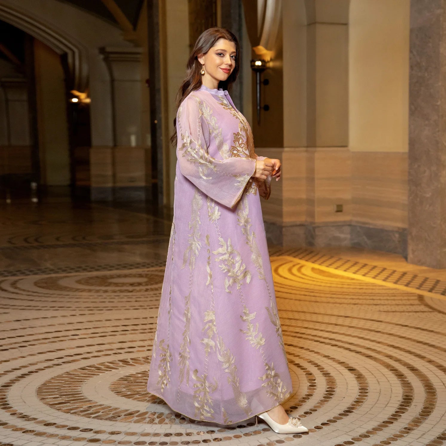 Women Long Kaftan Arabic
