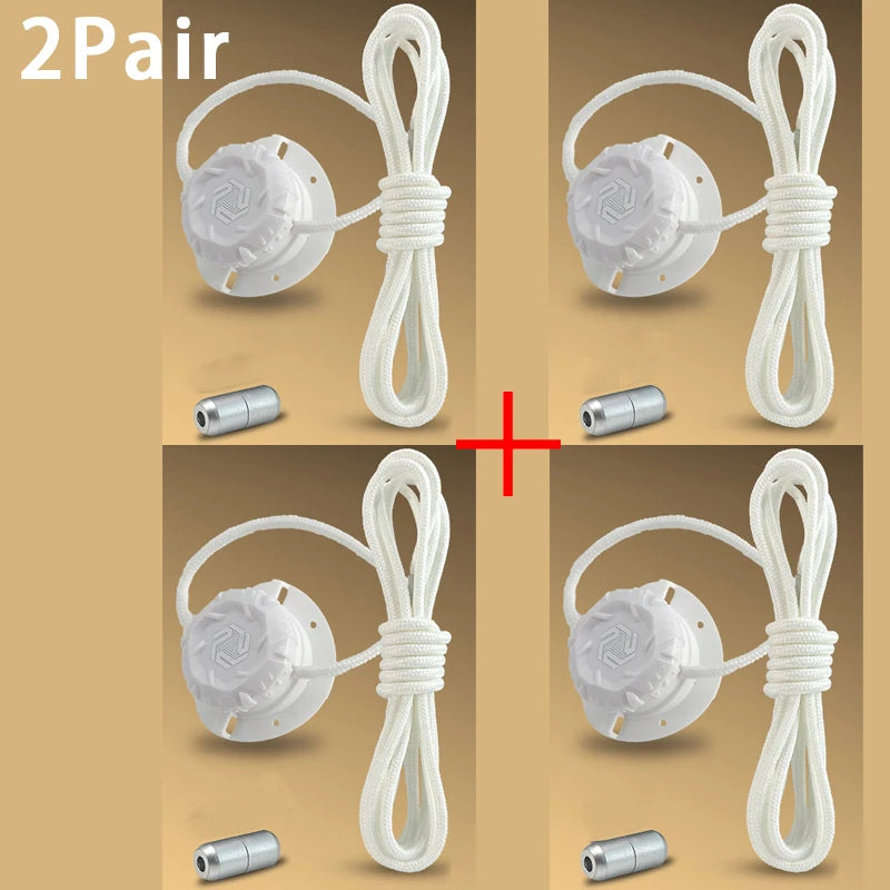 Automatic No-Tie Shoelaces with Swivel Buckle