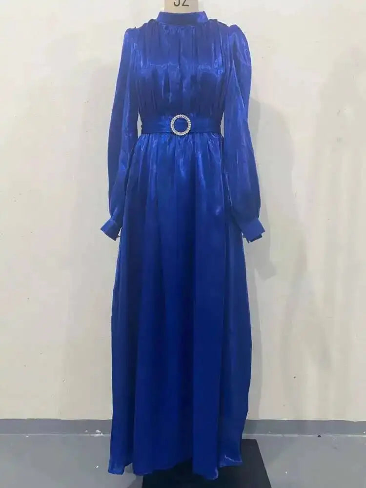 Robe Organza Élégante – Taille Cintrée & Style Vintage