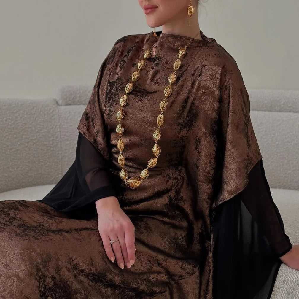 Royal Gold Pattern Abaya