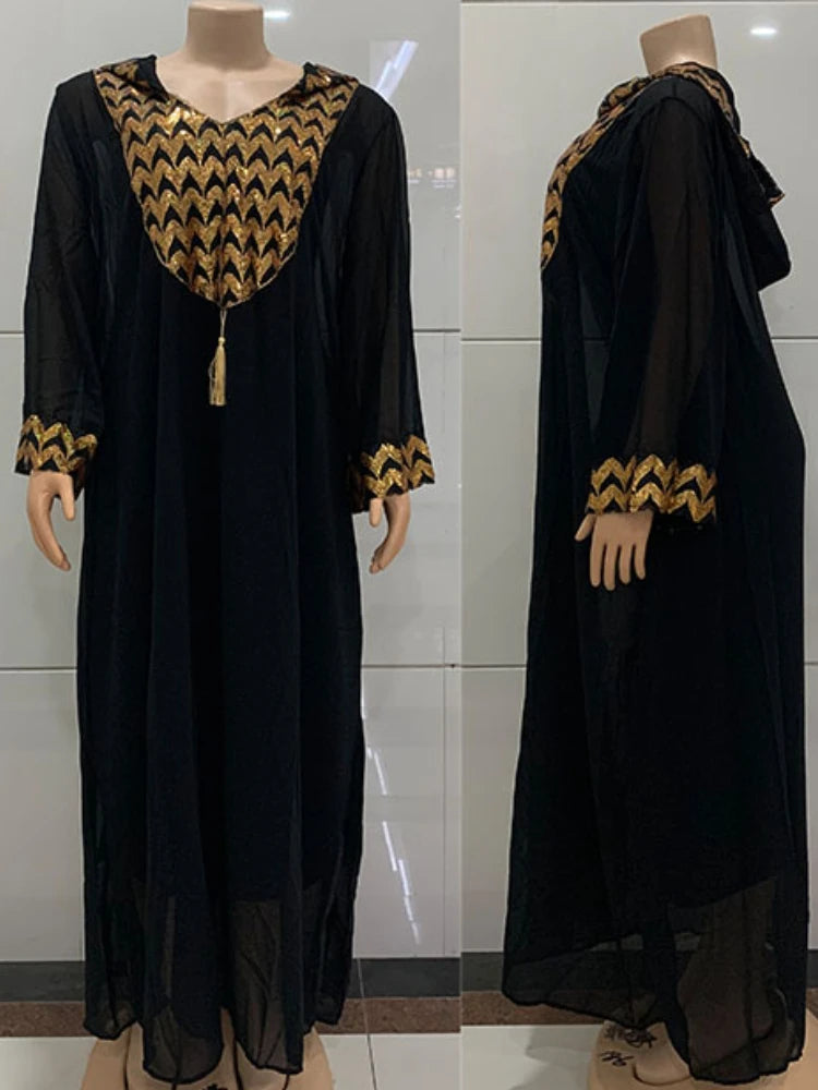 Abaya Capuche Élégante