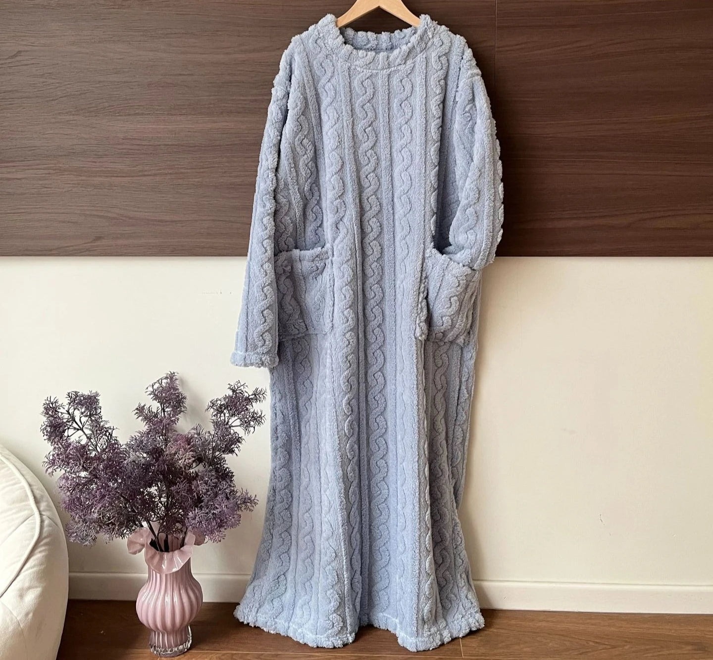 Douce Nuit – Robe de Nuit Polaire Chaude