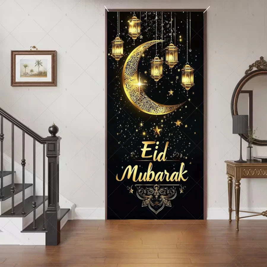Ramadan Eid Door Cover Backdrop