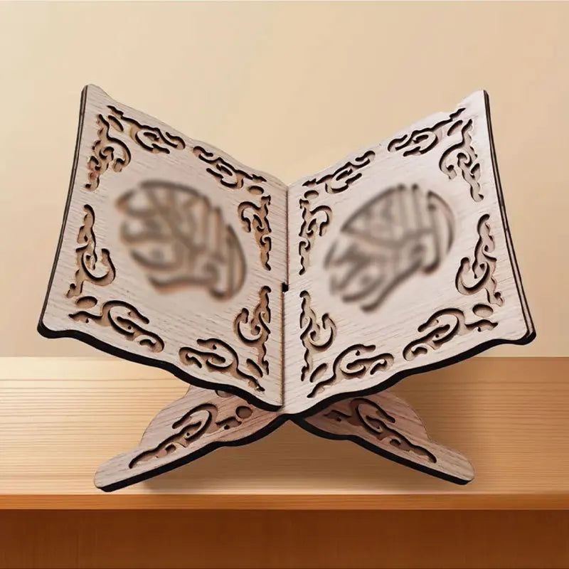Islamic Wooden Quran & Book Stand